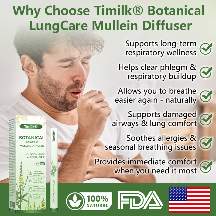 Timilk® Botanical LungCare Mullein Diffuser✨
