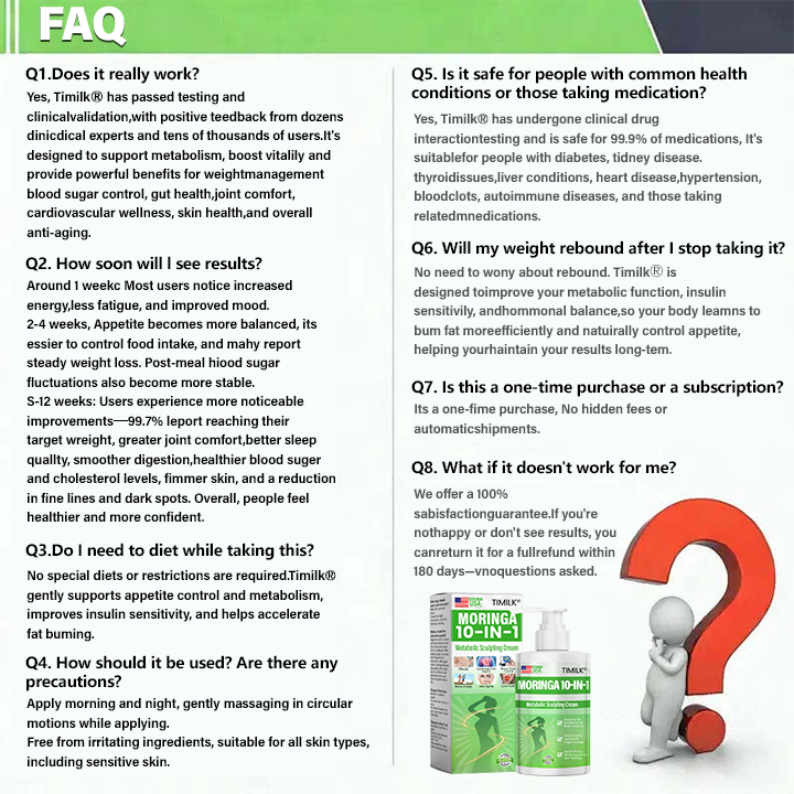 Timilk® Moringa 10-in-1 Metabolic Sculpting Cream