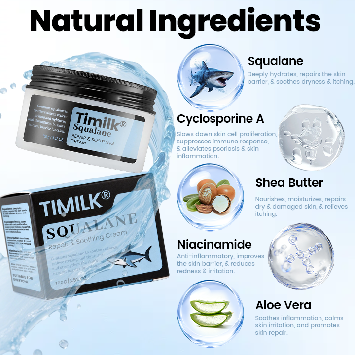 Timilk® Squalane Repair & Soothing Cream