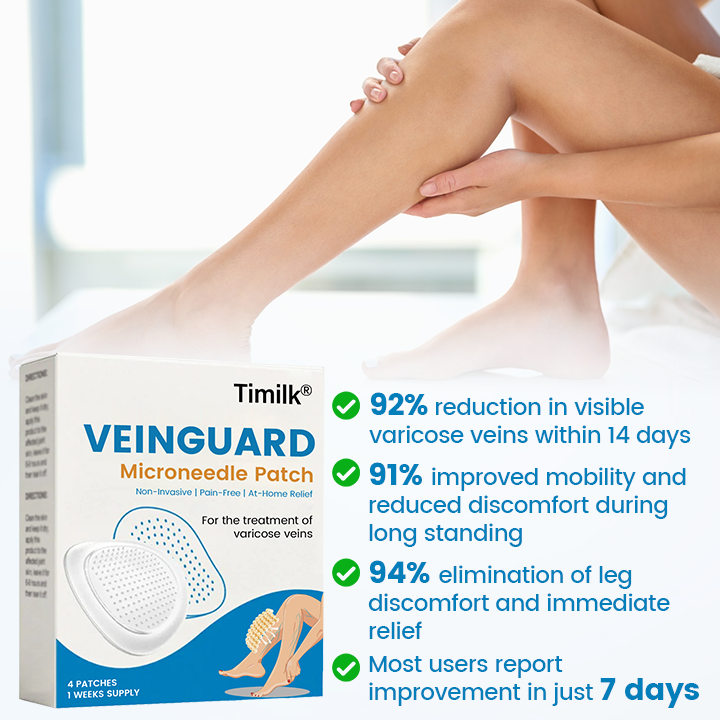 Timilk® VeinGuard Microneedle Patch ( Advanced Circulation Support for Varicose & Spider Veins )