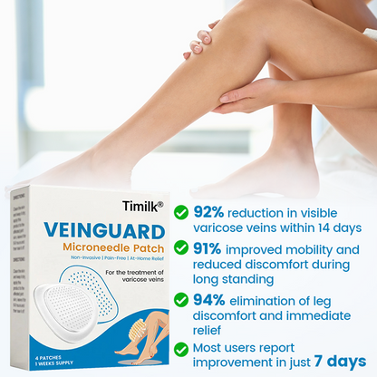Timilk® VeinGuard Microneedle Patch ( Advanced Circulation Support for Varicose & Spider Veins )