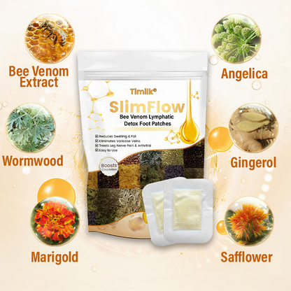 Timilk® SlimFlow Bee Venom Lymphatic Detox Foot Patches